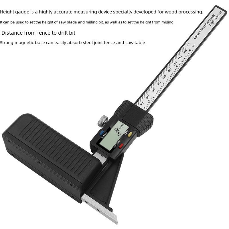 Digital Height Gauge 0-150mm for Woodworking and Scribing