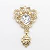 LKERAN 5 Pieces of 35 * 69MM Creative Crown Alloy Pendant, Wedding, Hair Accessories, DIY Brooch, Clothing Accessories