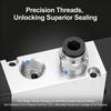 5 Way 2 Position Pneumatic Air Control Solenoid Valves Block Replacement 4 Station Solenoid Valves Manifold Enduring