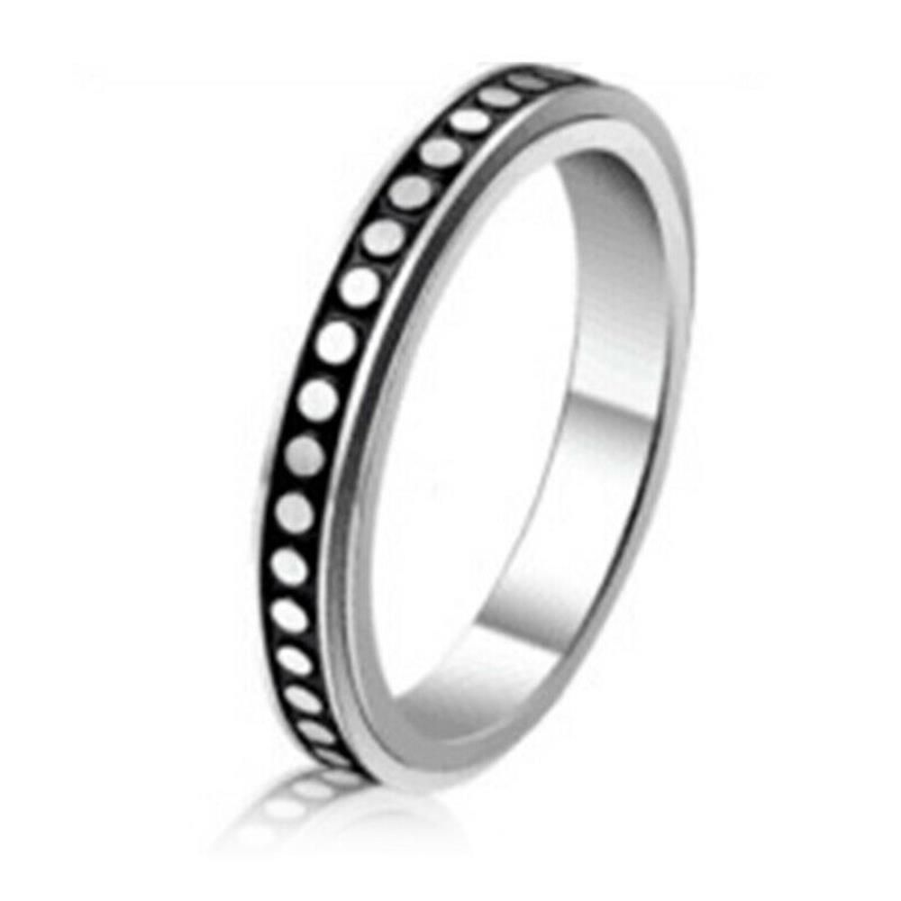 

Gift for Women Men Silver Gold Color for Anxiety Band Ring Rose Gold Color Stainless Steel Ring Turns Matte Color Ring 9