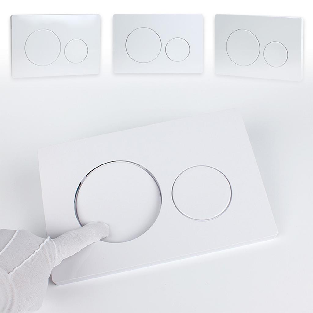 Stille Dobbelspyling Skjult Toalett Sisternepanel Moderne ABS Design Bad Spylepanel Enkel Installasjon for Sigma