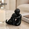 Talos 3D Printed Puppy And Boy Statue, Dog & Owner Sculpture, Hugging Figurine Decor, Home Decoration Healing Ornament Gift