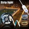 2835 Flexible Lighting LED Light Strip USB Touch Sensor Switch Dimmable For Bedroom Closets Kitchen TV Ambient Decoration Light
