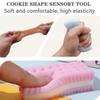 Long Biscuit Stress Relief Toy Simulation Strawberry Chocolate Sandwich Biscuit Squeeze Toy Decompression Food Sensory Toy Workers Relaxation Gift