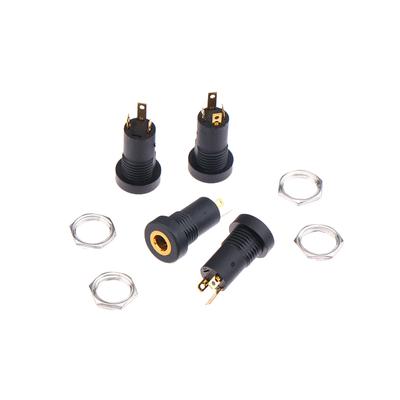 5 Adet 3/4Pin Pj392A Ses Jakı Soketi 3.5Mm Kulaklık Dişi Soket Konnektörü Somunlu 3/4 Kutuplu Stereo Ses Soketi