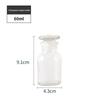 Brown Transparent Thickened Wide-Mouth Frosted Glass Reagent and Medicine Bottle