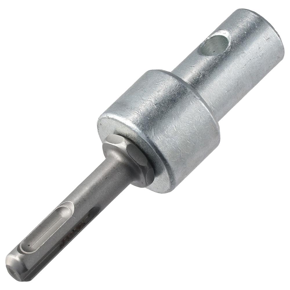 4.1 Inch Ground Auger Drill Adapter Thread Keyless Drill Chuck Adapter Round Shank  Impact Driver