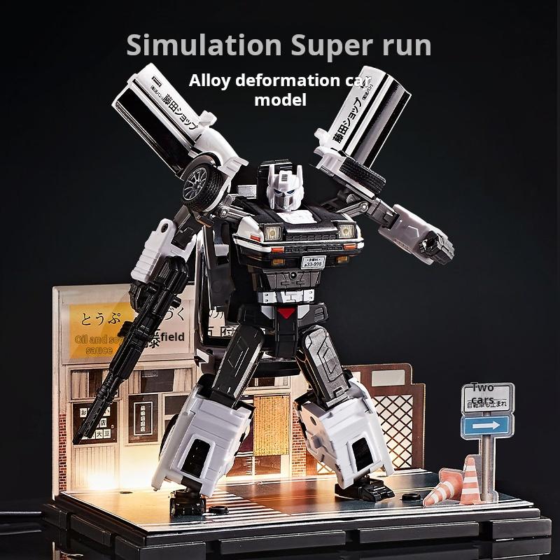 

1:32 Alloy Simulation AE86 Deformation Car Cool Robot Model The Legendary Car of Mount Akina Collectible Desktop Ornament