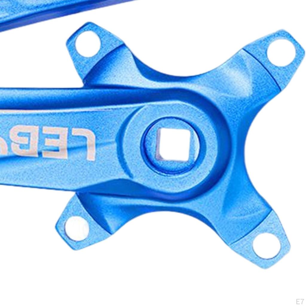 Crankset Lightweight Aluminum Alloy Square Taper Single Speed Narrow Wide Chainring 170mm