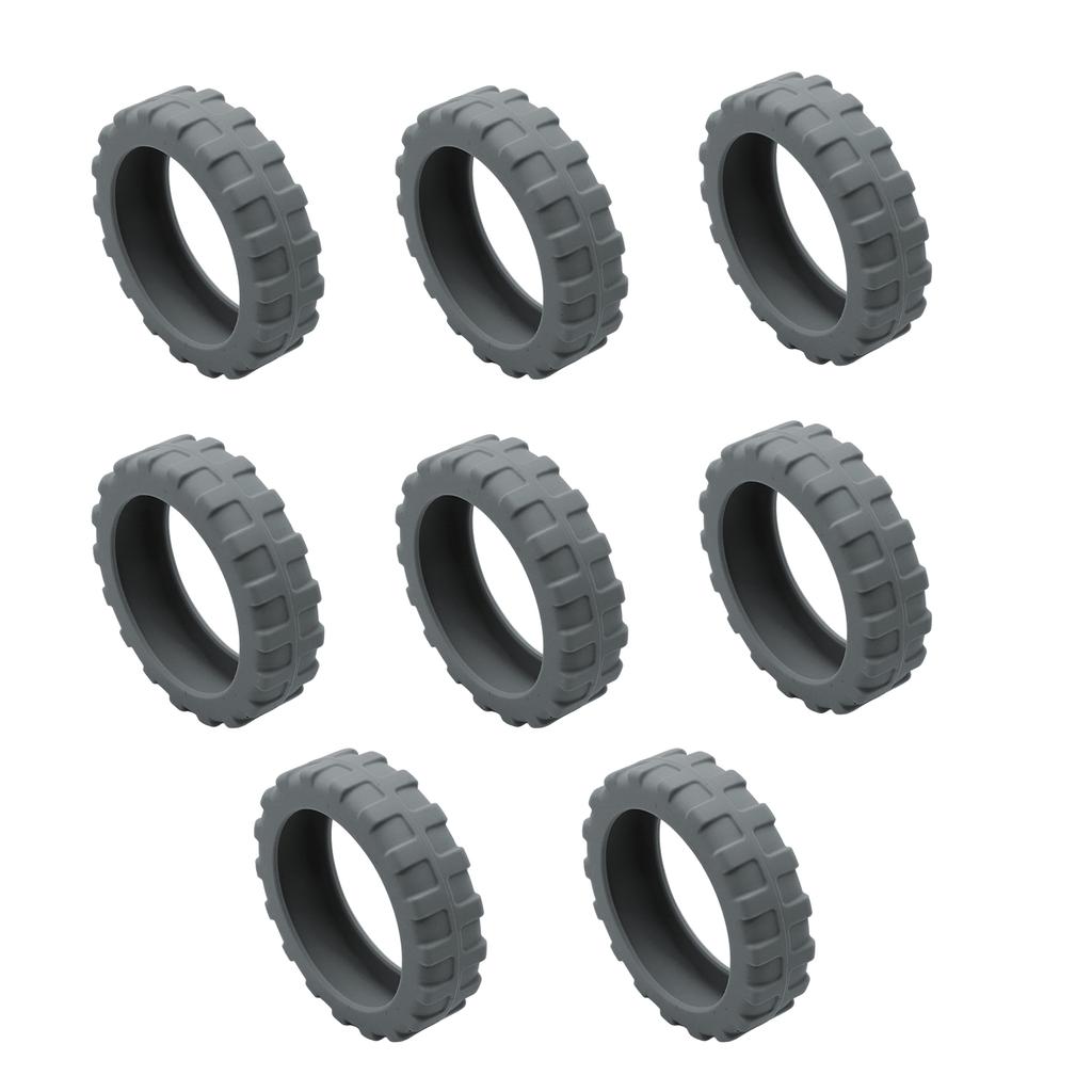 8 Pieces Luggage Wheel Protector Covers Luggage Wheel Covers Reduce Noise and Protect Your Suitcase Wheels for Men Women