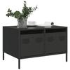 VidaXL TV Cabinet Black 68x50x43.5 Cm Cold-rolled Steel, TV Stand, TV Sideboard, Hi-fi Cabinet, TV Bench, Metal Cabinet, 851238