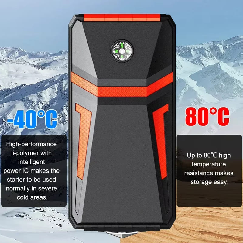 Notfall Auto Starthilfe Batterie Anlasser Autoladegerät Tragbare Mobile Power Notfall Automatisches Startgerät 12V Anlasser Große Kapazität Jump Starter
