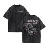 Christian Unisex Women Washed Graphic Print T Shirt Version Casual T Shirt Cotton Christian Vintage T Shirt Harajuku Style
