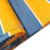 Retractable Awning Striped Outdoor awning folding arm awning high light fastness window balcony garden durable yellow and blue