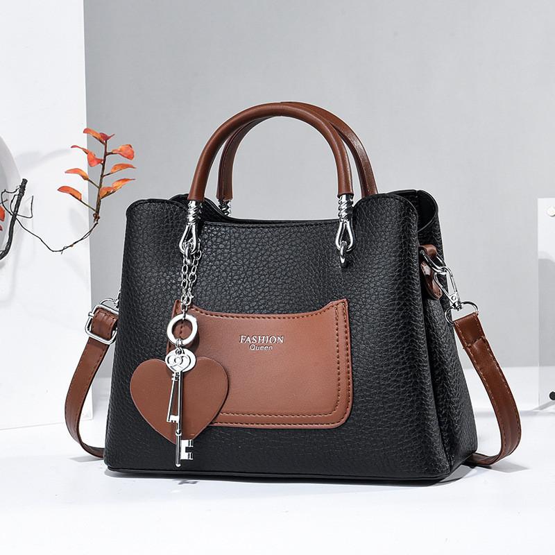 2023 New Fashion Color Block Shoulder Bag Simple Crossbody Bag For Women
