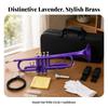 Trumpets Set for Beginner, Brass Student Instrument with Case, Cleaning Kit, Mouthpiece and