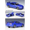 Welly 1/24 Nissan Skyline GTR R34 Alloy Sports Car Model Simulation Diecast Metal Toy Racing Car Model Collection Childrens Gift