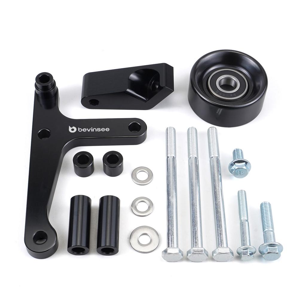 For LS Truck Low Mount Alternator Bracket w/Pulley Kit for LSX for Chevrolet Camaro 1998-2002
