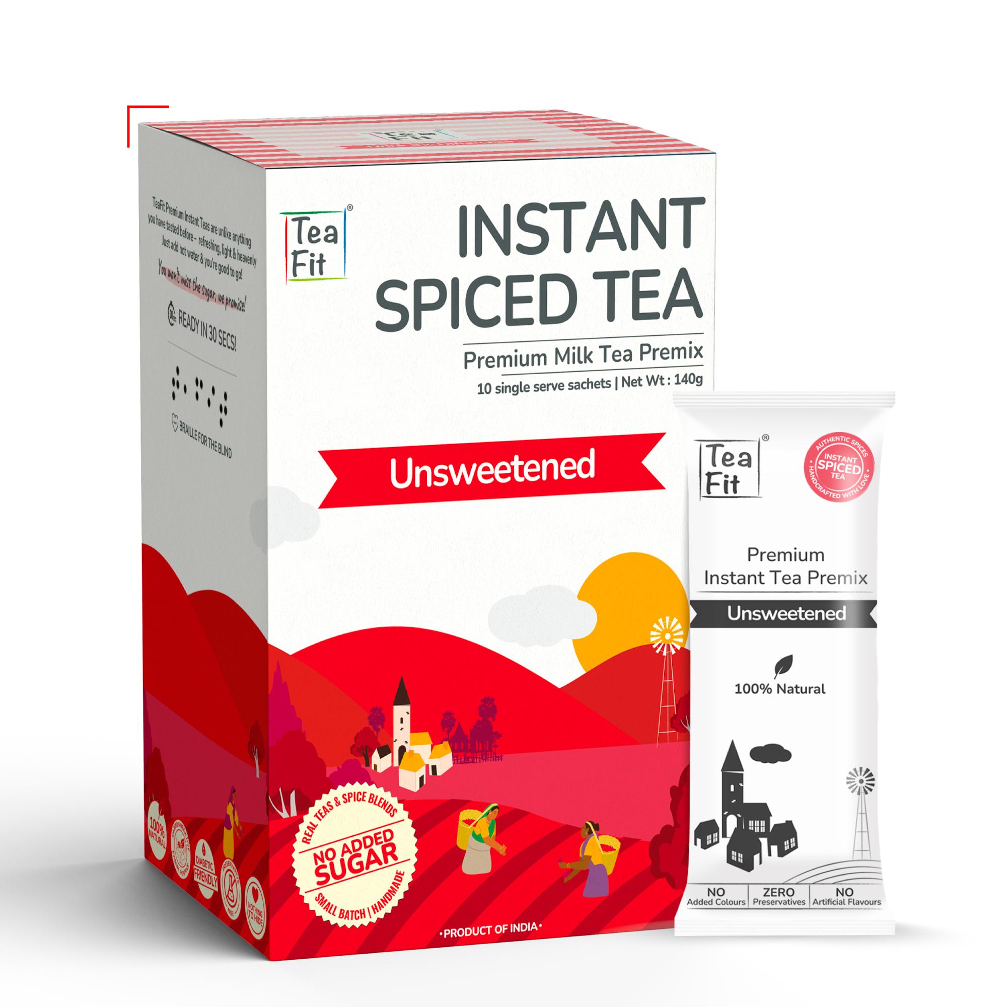 

TeaFit Premium Несладкий растворимый чай с пряностями Премикс на одну порцию в пакетиках