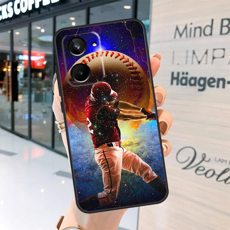

Baseball Case For Realme 15 Pro 14 13 11 12 Pro Plus GT7 GT6 C55 C51 C53 C35 C33 C61 C65 C67 C71 C75 Realme C25 C25s