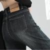 Spring High Waist Slim Straight Jeans for Women