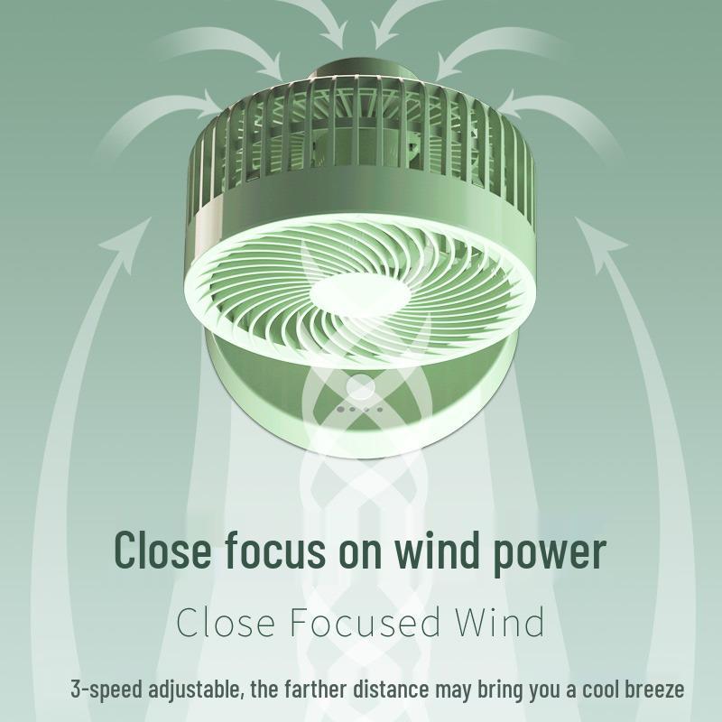 Rechargeable Silent Desk Fan with USB for Dorm or Home