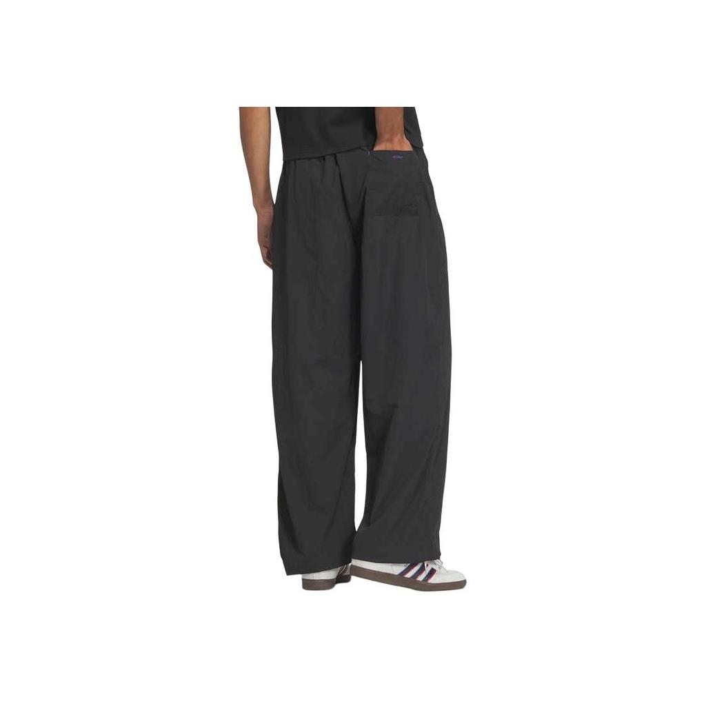 adidas Originals Chinese V-Day SS24 CVD Pant Series Loose Fit Casual Drawstring Knit Sports Pants Men Pants Black JM9743