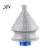 Quartz Drill Bit Diamond Chamfering for Grinder, 4-in-1 Hole Saw, Beveling Grinding Head Arc Trimming Chamfering/Hole Enlarging/Polishing/Arc
