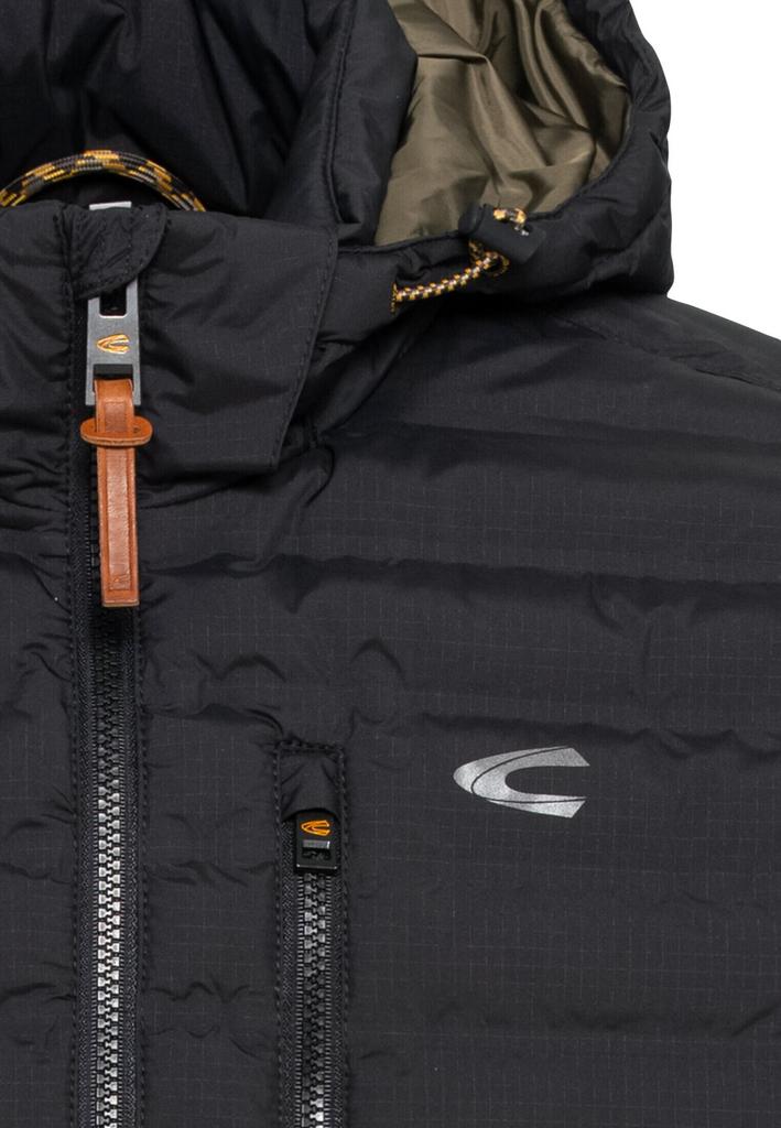 Camel Active Waterproof teXXXactive® Functional Jacket In Quilted Look for Demi-season (430354-3O66) Black