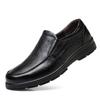 2025 direct sales first layer cowhide non-slip waterproof kitchen chef shoes spring casual leather shoes men's wear-resistant work shoes