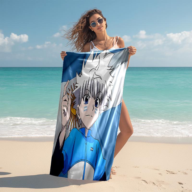 1pc Argentinas Pride Honor Cartoon Quick Dry Microfiber Bath Towel for Swimming Surfing Camping Unisex Holiday. SJT7201111