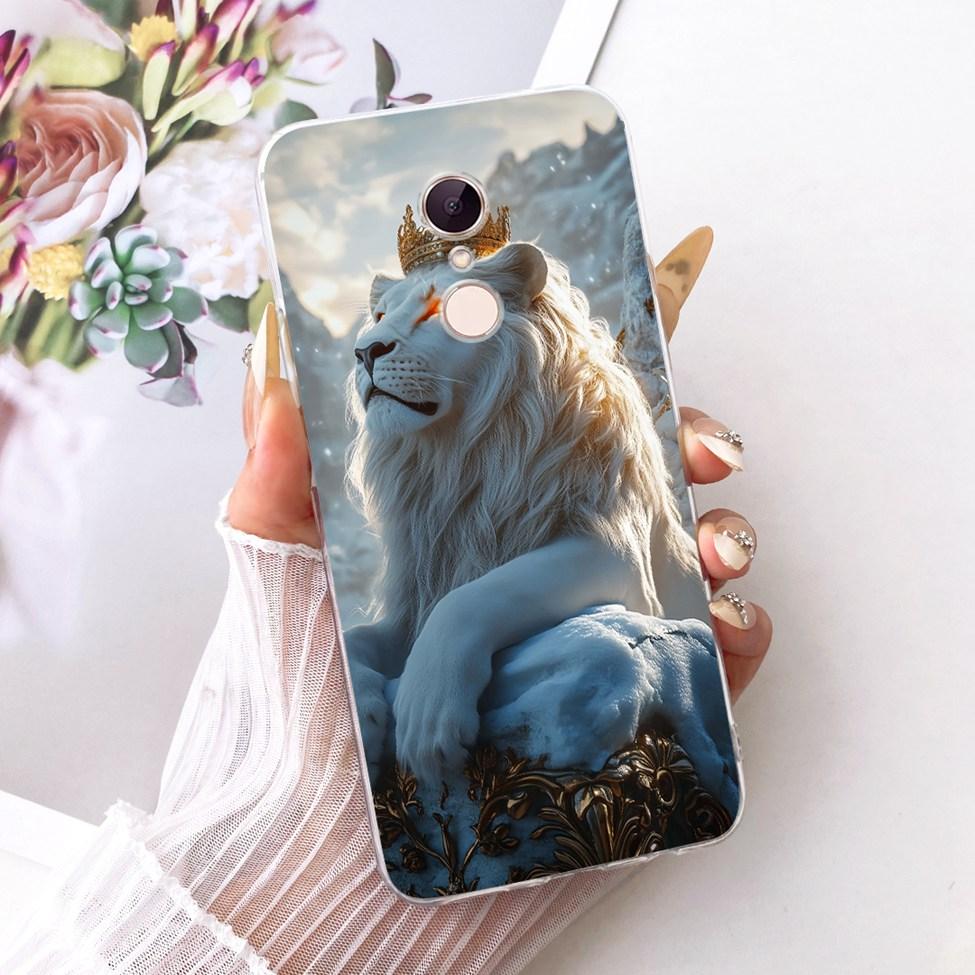 For Redmi 5 Case Cover Transparent Cute Cat Fashion Butterfly Funny Painted Casing MDG1 MDI1