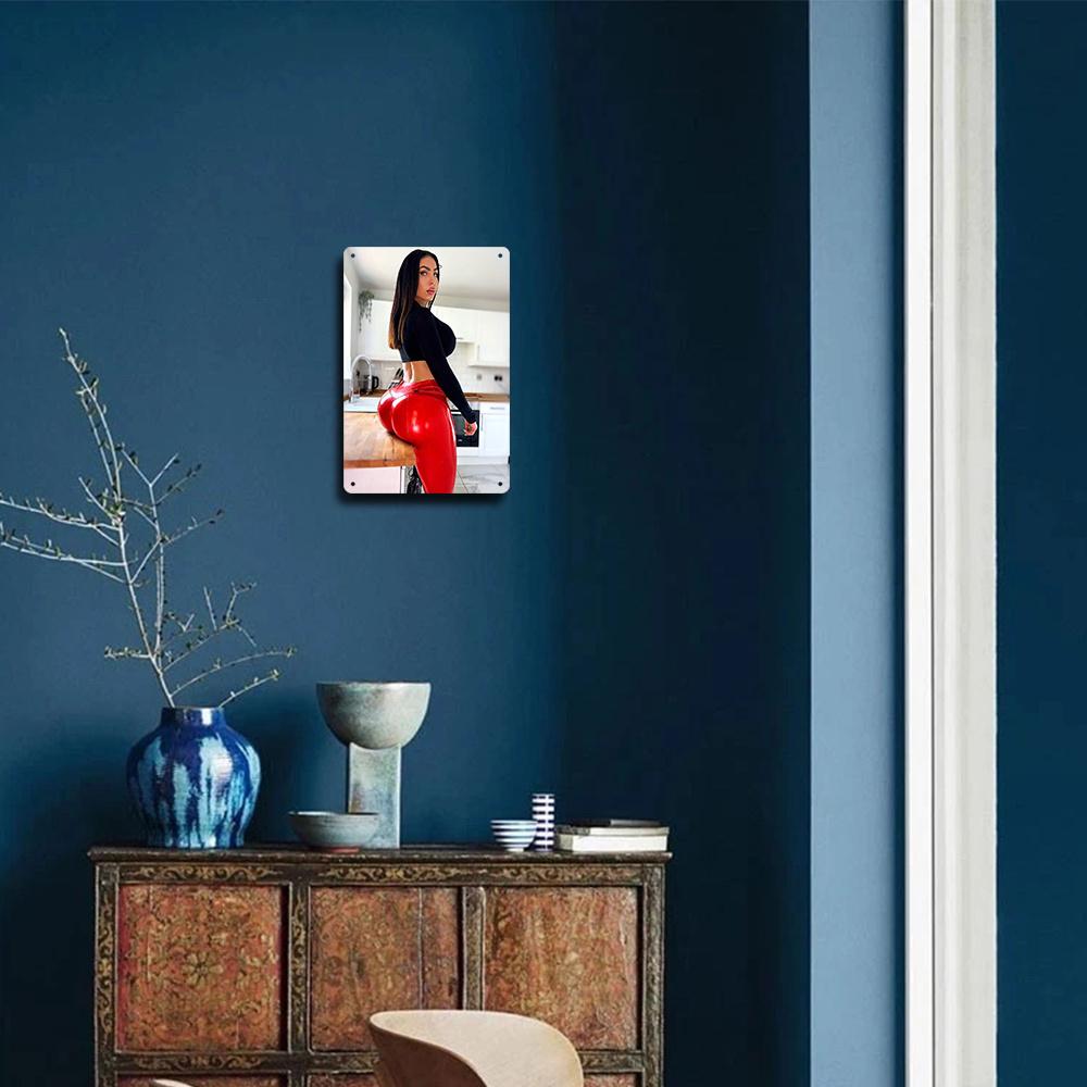 

Metoo D Frameless Metal Wall Decor x Inch Modern Iron Art Painting for Home Office Halloween Christmas Thanksgivin 20x30cm