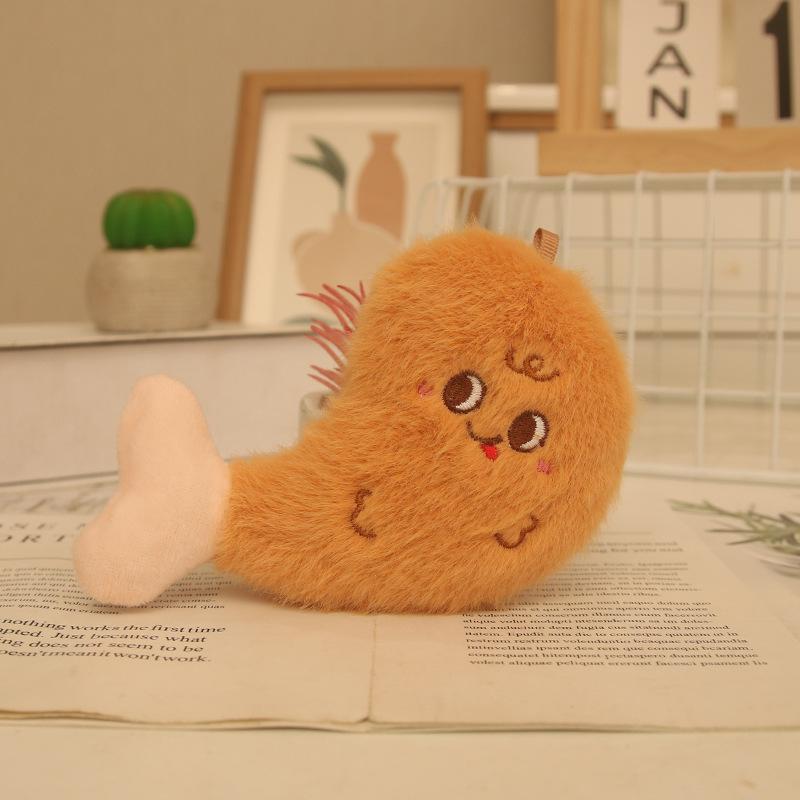 Creative Food Series Pendant Cute Simulation Food Bag Pendant Fun Children's Doll Cute Plush Doll