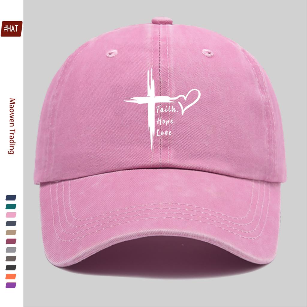pc pcs Faith Hope Love Trucker Cap for Men Women Adjustable Buckle Strap Lightweight Suitable for Daily Wear Outdoor Spo