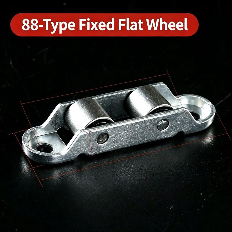 Sliding Door Window Roller Long Service Life Silent Double Wheel Pulley for Wardrobe Patio Balcony Home Furniture Repair Parts