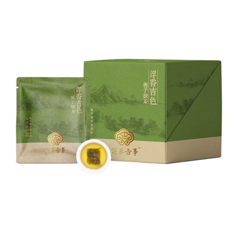 Chinese Tea Gardenia Green Tea Herbal Tea 28g (2.8g X 10) Tea Bags Box