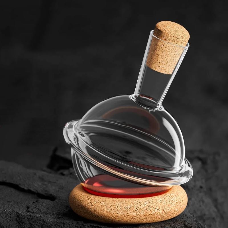 Premium Glass Wine Decanter Red Wine Aerator Elegant Barware Gift
