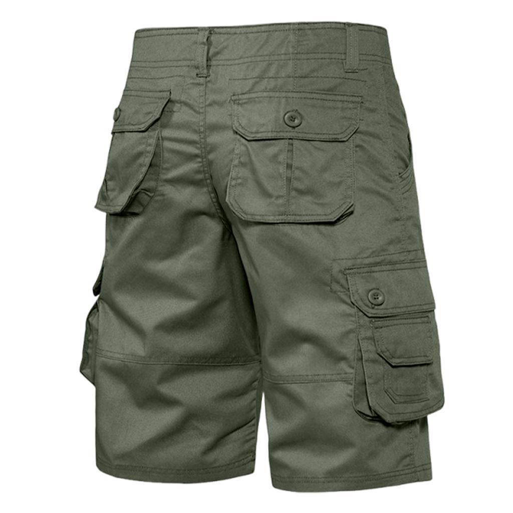 Men’s Loose Fit Cargo Shorts with Multiple Pockets Summer Straight Leg Lightweight Casual Work Shorts for Outdoor Activities