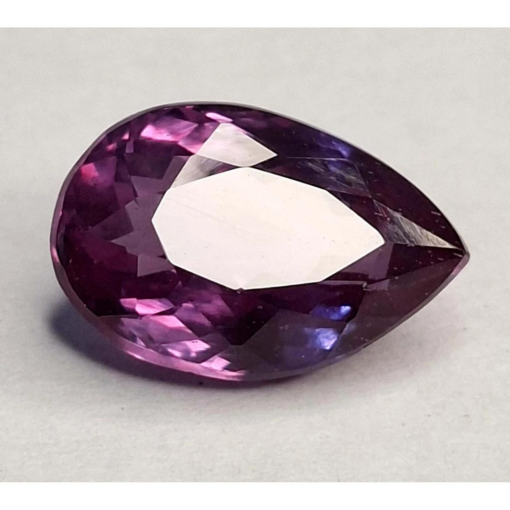 Natural Purple Sapphire Pear Cut 7-9 Ct Flawless Certified Loose Gemstone