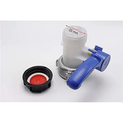 Vanne papillon - hatoolha - 1000l - anti-corrosion - dn50 - plastique synthétique