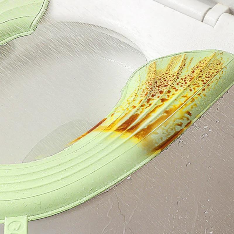 1Pc/set Waterproof Toilet Seat Cover Closestool Mat Washable Bathroom Accessories Pure Color Soft Toilet Seat Cushion Universal