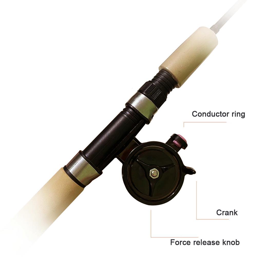 Tragbare Teleskop-Angelrute Carbon Power MH Schnelle Aktion Tragbar 55/65/75CM Angelrute Für Mehrere Wasserbereiche Anwendbar