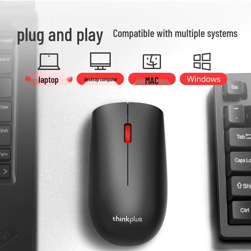Lenovo T60X Dual-Mode Wireless Bluetooth Office Mouse