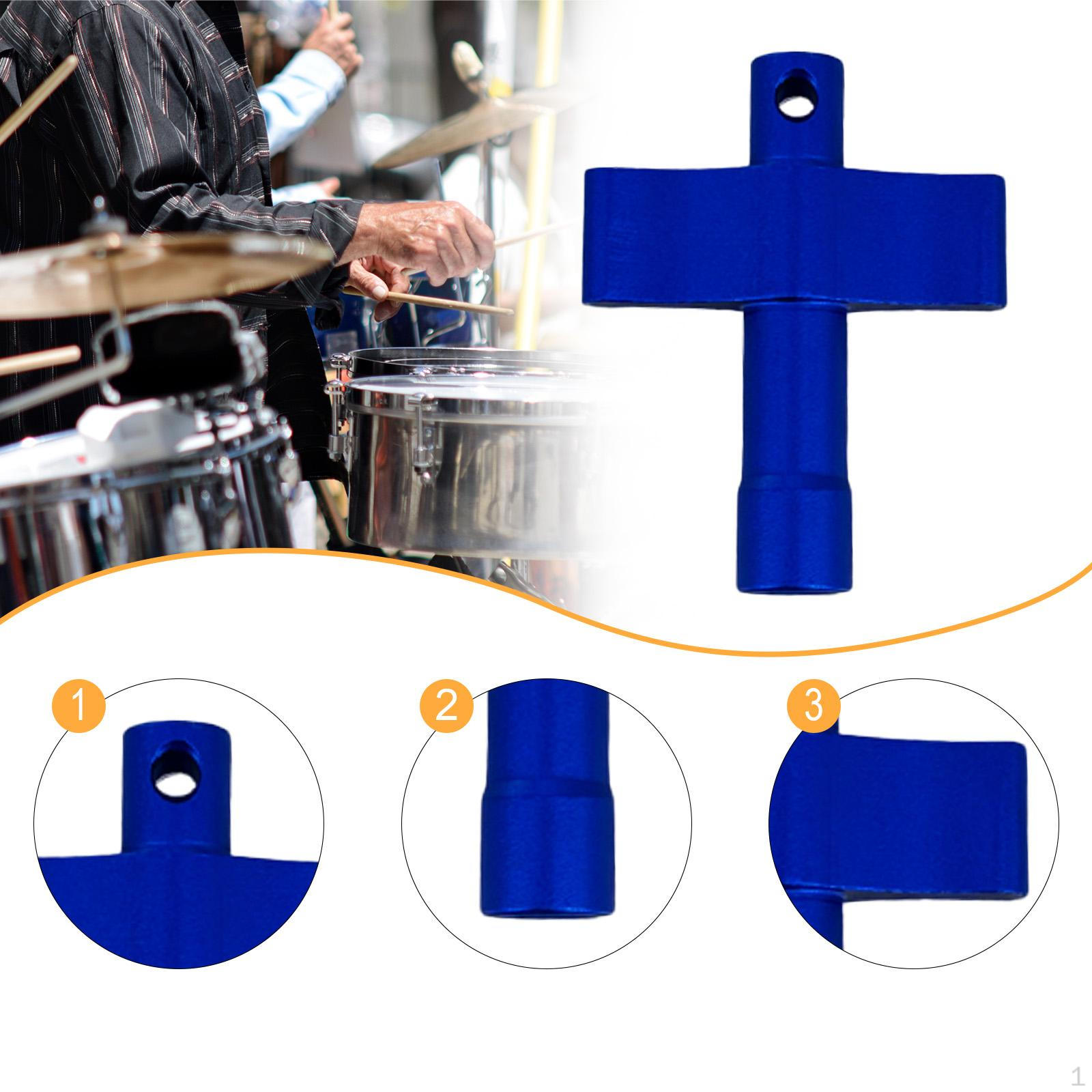 

Аксессуары для барабанных ключей Эргономичная настройка натяжения Перкуссионный инструмент для настройки синий