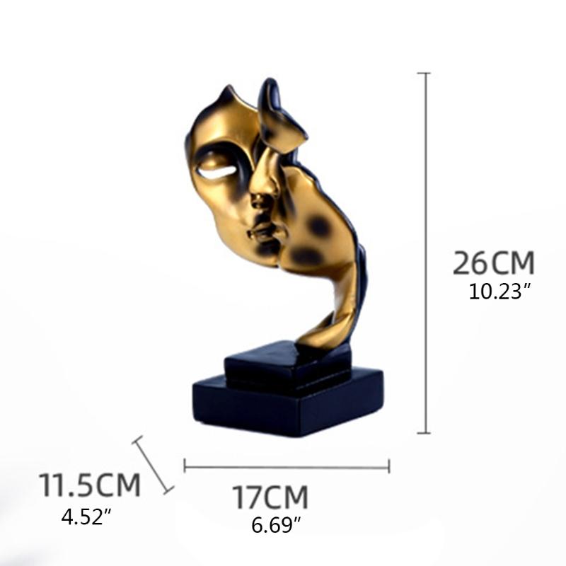 Lover Handmade Abstract Art Figurine Sand Statue Crafts for Weddin X3UC