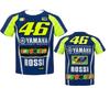T-shirt Valentino Rossi 46 Légende du Racing - Nouveau pour Homme Été Entraînement Extérieur Décontracté Mode Haut Polyvalent