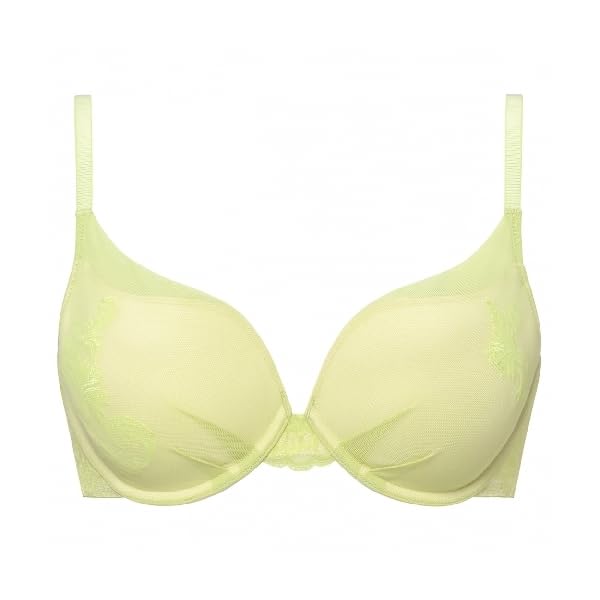 AMOSTYLE BY Triumph Natural You Dear E M009 E70 Bra, Floral, 1464, Cup, Green,
