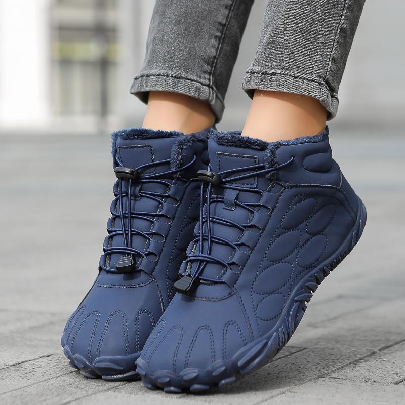 Plysch Vandring Snöstövlar Dam Ankelstövlar Herr Varma Bomullsskor Halkfria Utomhus Trekking Camping Sneakers