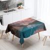 Sunset Evening Glow Scenery Table Cloth Wedding Party Restaurant Banquet Decor Stain Resistant Waterproof  Home